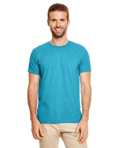 Gildan SoftStyle T-Shirt G640 | Htr Galopgs Blue - Front