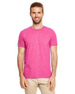 Gildan SoftStyle T-Shirt G640 | Hthr Heliconia - Front