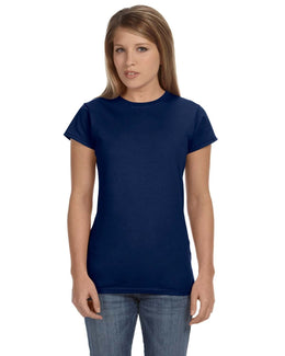 Gildan Ladies SoftStyle T-Shirt G640L | Navy - Front