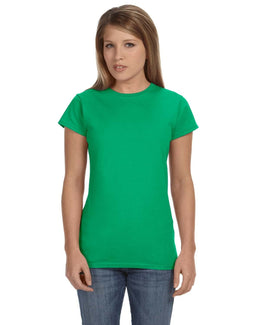 Gildan Ladies SoftStyle T-Shirt G640L | Irish Green - Front