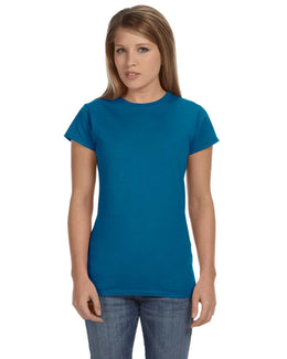 Gildan Ladies SoftStyle T-Shirt G640L | Antque Sapphire - Front