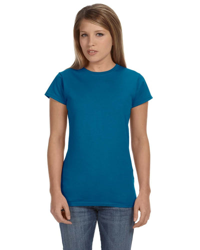 Gildan Ladies SoftStyle T-Shirt G640L | Antque Sapphire - Front