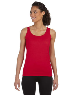 Gildan Ladies SoftStyle Tank Top G642L | Cherry Red - Front