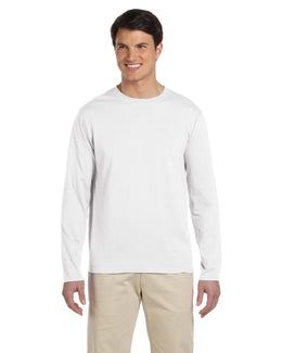 Gildan SoftStyle Long Sleeve T-Shirt G644 | White - Front