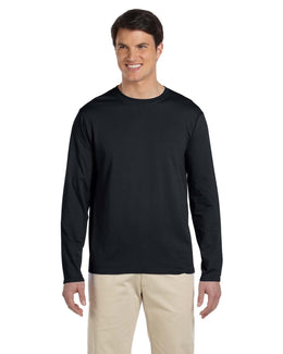 Gildan SoftStyle Long Sleeve T-Shirt G644 | Black - Front