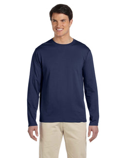 Gildan SoftStyle Long Sleeve T-Shirt G644 | Navy - Front