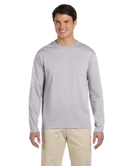 Gildan SoftStyle Long Sleeve T-Shirt G644 | Rs Sport Grey - Front