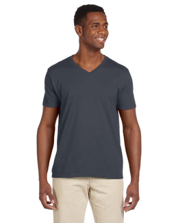 Gildan SoftStyle V-Neck T-Shirt G64V | Charcoal - Front
