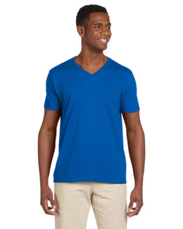 Gildan SoftStyle V-Neck T-Shirt G64V | Royal Blue - Front