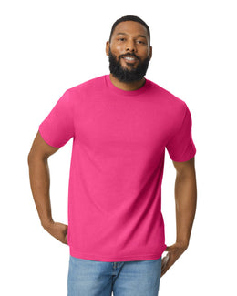 Gildan Unisex Softstyle Midweight T-Shirt G650 | Heliconia - Front