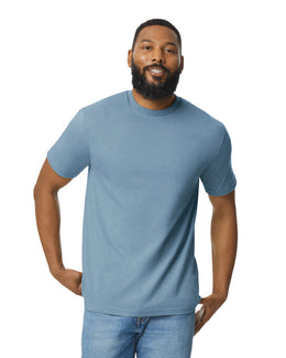 Gildan Unisex Softstyle Midweight T-Shirt G650 | Stone Blue - Front
