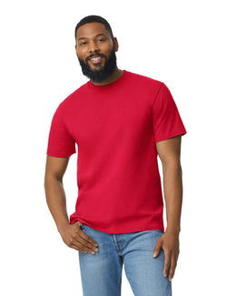 Gildan Unisex Softstyle Midweight T-Shirt G650 | Red - Front