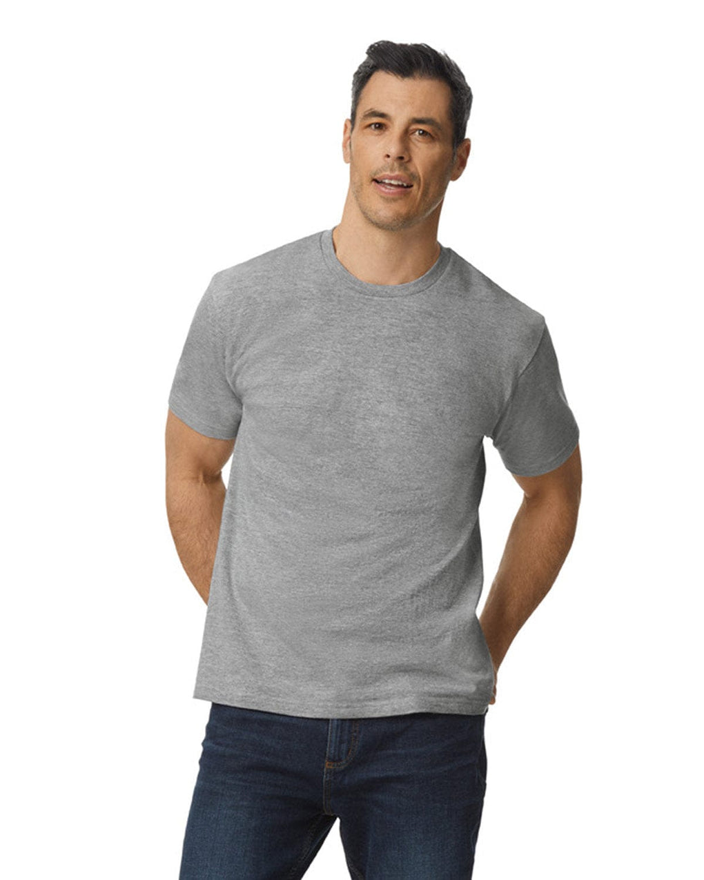 Gildan Unisex Rs Sport Grey Softstyle Midweight T-Shirt – CheapesTees