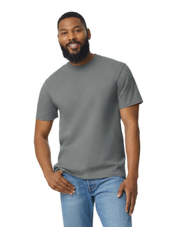 Gildan Unisex Softstyle Midweight T-Shirt G650 | Graphite Heather - Front