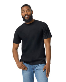 Gildan Unisex Softstyle Midweight T-Shirt G650 | Pitch Black - Front