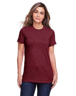 Gildan Ladies Softstyle CVC T-Shirt G670L | Maroon Mist - Front