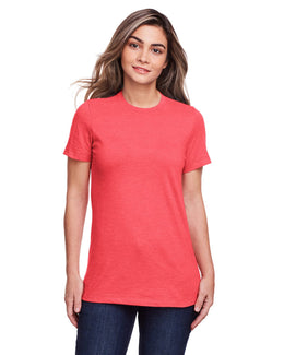 Gildan Ladies Softstyle CVC T-Shirt G670L | Red Mist - Front