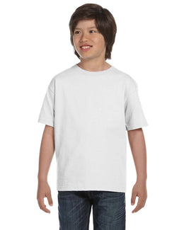 Gildan Youth DryBlend 50/50 T-Shirt G800B | White - Front