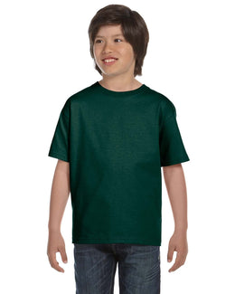 Gildan Youth DryBlend 50/50 T-Shirt G800B | Forest Green - Front