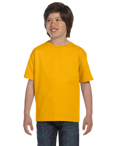 Gildan Youth DryBlend 50/50 T-Shirt G800B | Gold - Front