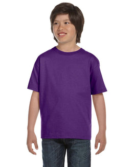Gildan Youth DryBlend 50/50 T-Shirt G800B | Purple - Front