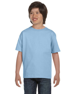 Gildan Youth DryBlend 50/50 T-Shirt G800B | Light Blue - Front