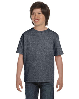 Gildan Youth DryBlend 50/50 T-Shirt G800B | Dark Heather - Front