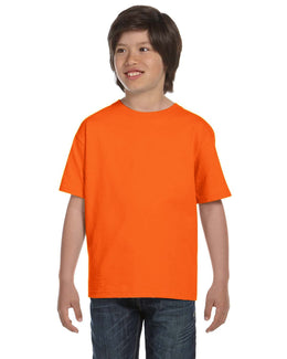 Gildan Youth DryBlend 50/50 T-Shirt G800B | S Orange - Front