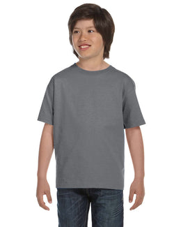 Gildan Youth DryBlend 50/50 T-Shirt G800B | Gravel - Front