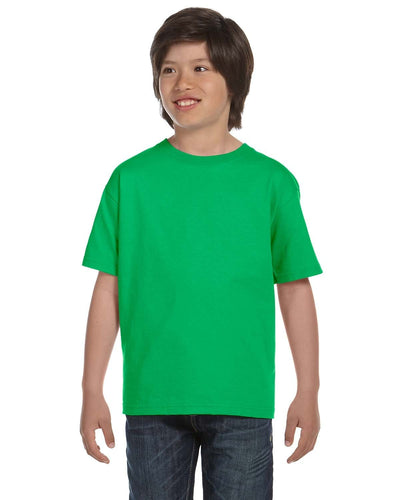 Gildan Youth DryBlend 50/50 T-Shirt G800B | Electric Green - Front