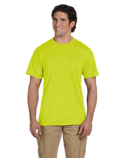 Gildan DryBlend 50/50 Pocket T-Shirt G830 | Safety Green - Front