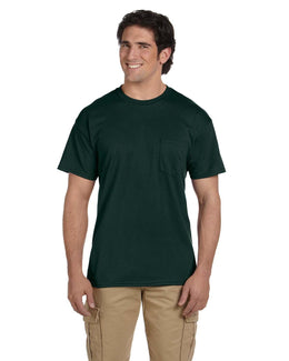 Gildan DryBlend 50/50 Pocket T-Shirt G830 | Forest Green - Front