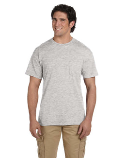Gildan DryBlend 50/50 Pocket T-Shirt G830 | Ash Grey - Front
