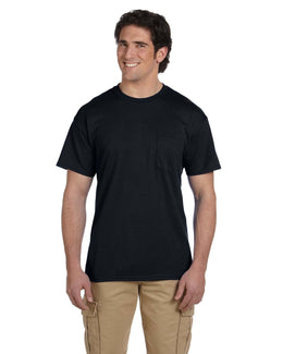 Gildan DryBlend 50/50 Pocket T-Shirt G830 | Black - Front