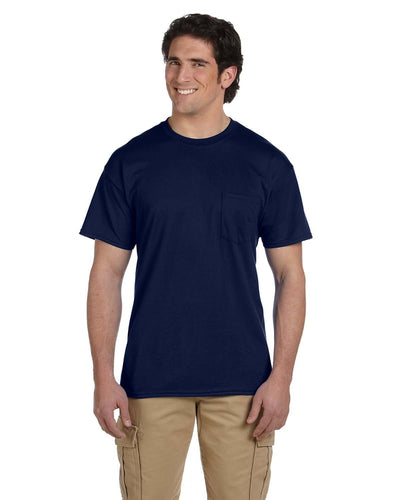 Gildan DryBlend 50/50 Pocket T-Shirt G830 | Navy - Front