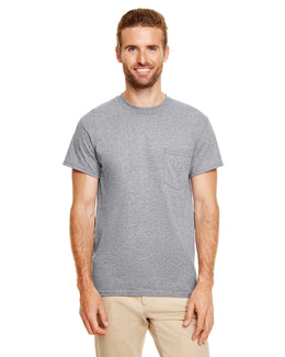 Gildan DryBlend 50/50 Pocket T-Shirt G830 | Graphite Heather - Front
