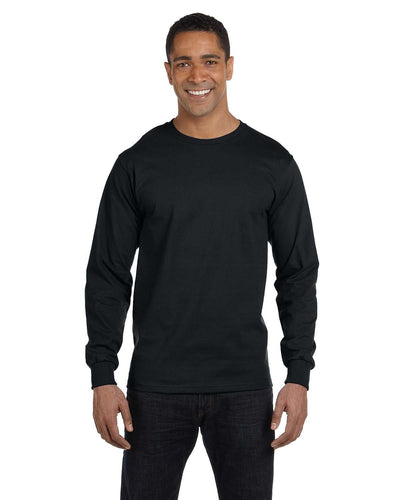 Gildan 50/50 Long Sleeve T-Shirt G840 | Black - Front