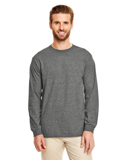 Gildan 50/50 Long Sleeve T-Shirt G840 | Graphite Heather - Front
