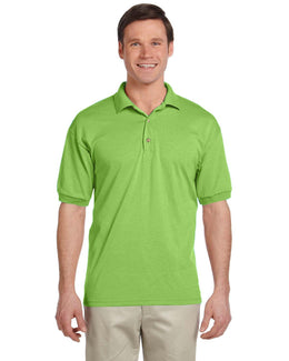 Gildan DryBlend 50/50 Jersey Knit Polo Shirt G880 | Lime - Front