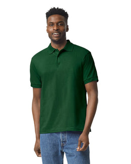 Gildan DryBlend 50/50 Jersey Knit Polo Shirt G880 | Forest Green - Front