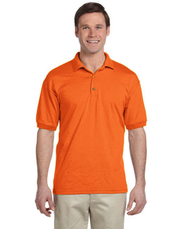 Gildan DryBlend 50/50 Jersey Knit Polo Shirt G880 | S Orange - Front