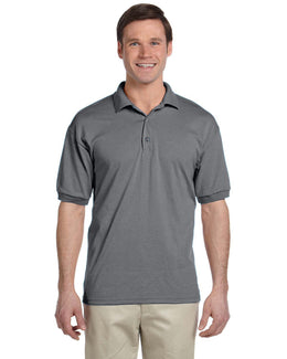 Gildan DryBlend 50/50 Jersey Knit Polo Shirt G880 | Gravel - Front