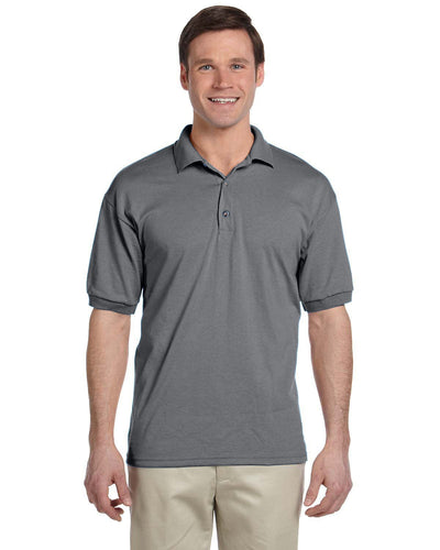 Gildan DryBlend 50/50 Jersey Knit Polo Shirt G880 | Gravel - Front