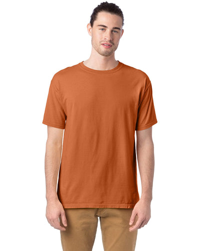 ComfortWash by Hanes 100% Ringspun Cotton T-Shirt GDH100 | Texas Orange - Front