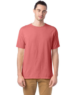 ComfortWash by Hanes 100% Ringspun Cotton T-Shirt GDH100 | Coral Craze - Front