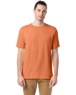ComfortWash by Hanes 100% Ringspun Cotton T-Shirt GDH100 | Horizon Orange - Front