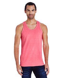 ComfortWash by Hanes Unisex 100% Ringspun Cotton Tank GDH300 | Coral Craze - Front