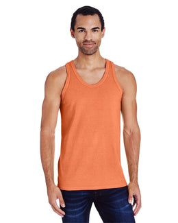 ComfortWash by Hanes Unisex 100% Ringspun Cotton Tank GDH300 | Horizon Orange - Front