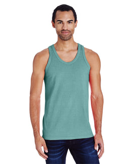 ComfortWash by Hanes Unisex 100% Ringspun Cotton Tank GDH300 | Cypress Green - Front