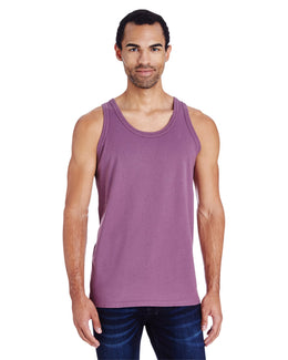 ComfortWash by Hanes Unisex 100% Ringspun Cotton Tank GDH300 | Purple Plm Raisn - Front